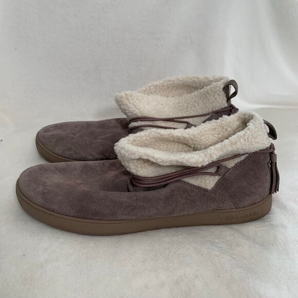UGG Koolaburra Isana 1096414 brown suede upper lace detail slipper shoes - Picture 1 of 9
